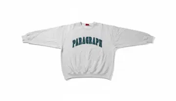 PABAGRAPH 그레이 크루넥 트레이닝복