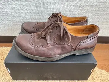 CAMPER 브라운 가죽 옥스퍼드 신발