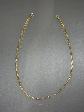 A.P.C. 골드 2연 목걸이 팔찌 [ No,1426 ]