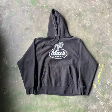 champion 리버스 위브 후드티 MACK TRUCKS