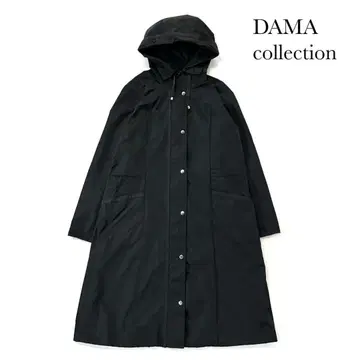 [ 새상품급 ] 더마 컬렉션 후디드 나일론 코트 A라인 M 블랙 최근