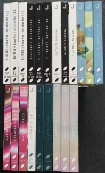 SixTONES CD 싱글 7 타이틀 전 형태 21장 초회 DVD