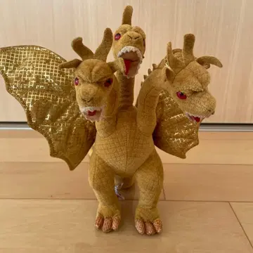 킹 기도라 봉제 인형 골드