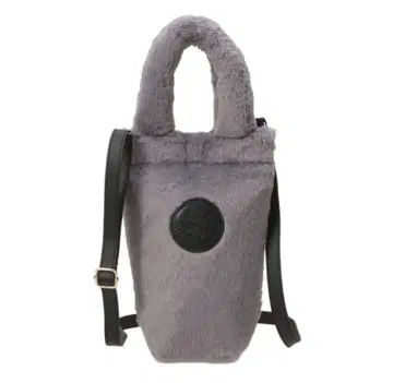 스벅 홀리데이 2025 보틀 숄더백 퍼 그레이