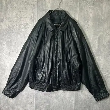 천연 가죽 쇼트 기장 가죽 자켓 블랙 XL 사이즈 어깨 패드 없음