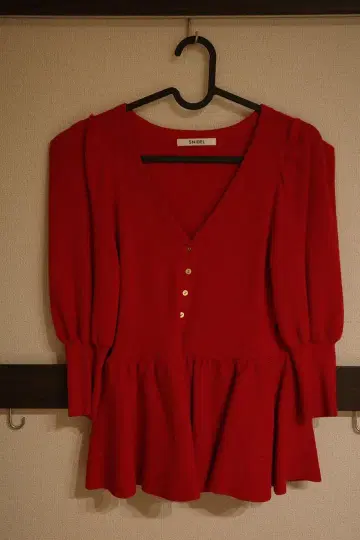 SNIDEL 페플럼 니트