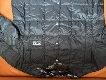 TAION 블랙 다운 자켓