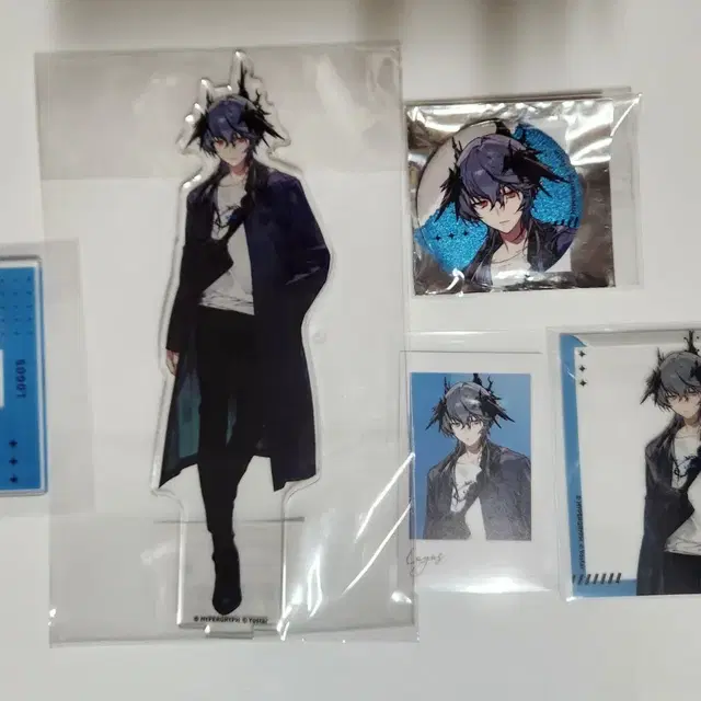 명일방주 로고스 마루이 아크릴스탠드 포카 캔뱃지