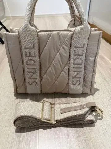SNIDEL 베이지 숄더백