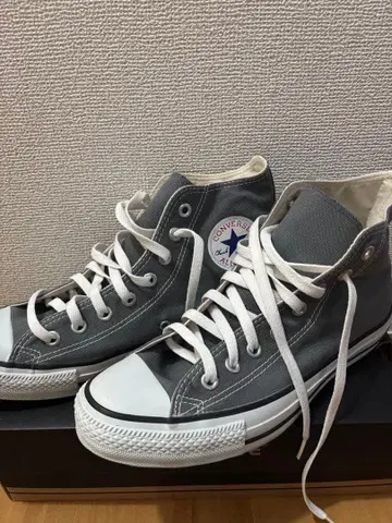 CONVERSE ALL STAR 그레이 하이컷 스니커즈