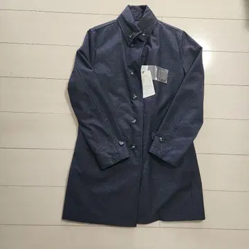 니콜 셀렉션 스텐칼라 코트 비즈니스 블루