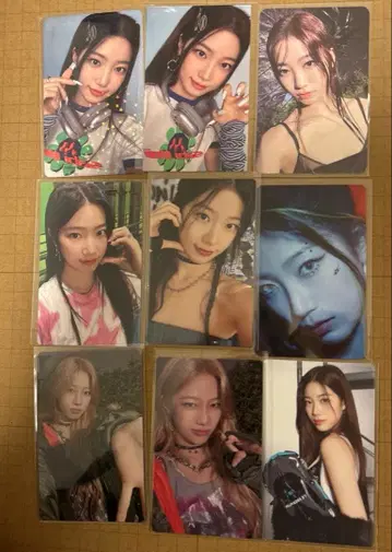 르세라핌 카즈하 트레이딩 카드 27장