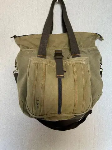 L.L.Bean 코튼 원단 숄더백