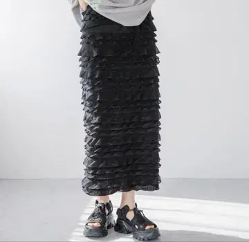 꼬마 프릴 타이트 스커트