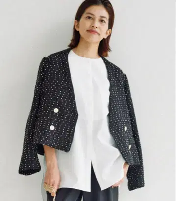 IENA 노카라 자켓 스커트