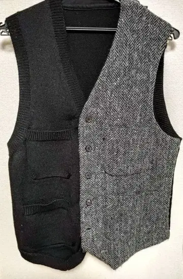 히피하바 해리스 트위드 베스트