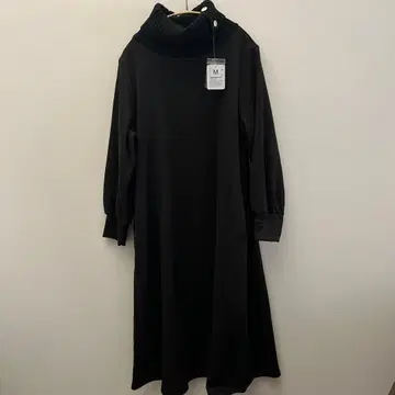 블랙 롱 원피스 속기모 (주) 스크롤