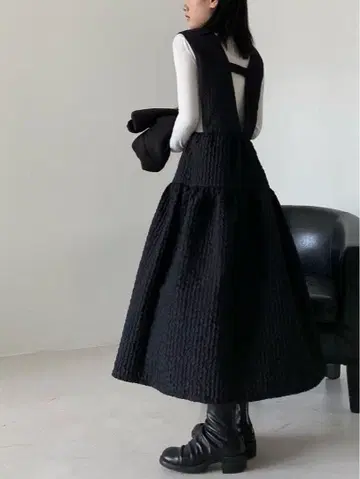 blanks V넥 원피스 살로펫 올인원