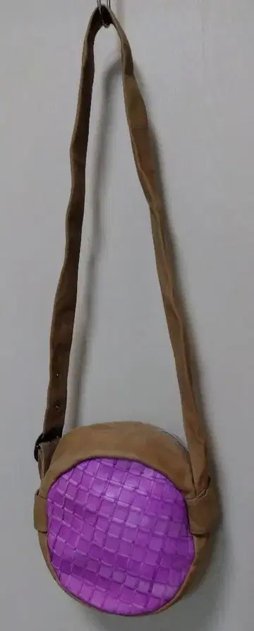 michiamo 뜨개질 디자인 숄더백 보라색