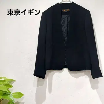 도쿄 이긴 관혼상제 노카라 자켓 1 버튼 L 11호 포멀