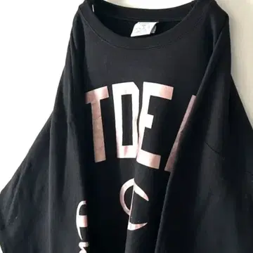 챔피온 TDEA 맨투맨 트레이닝복 2XL 블랙 블랙 구제 의류