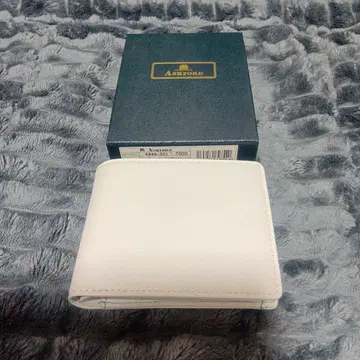 ASHFORD 접이식 지갑 화이트