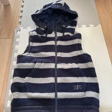 새상품 헬리한센 우먼 플리스 베스트 네이비 그레이 M