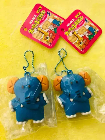 타베코 동물 키링 코끼리 2개 세트