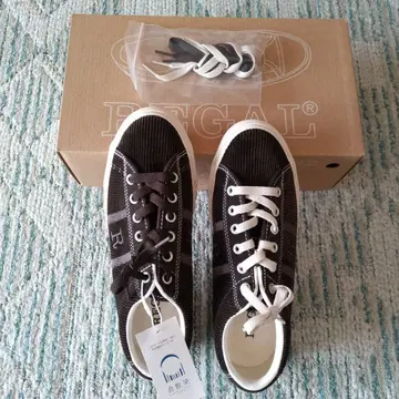 REGAL 리갈 블랙 스니커즈 24.0cm 여분 끈 포함