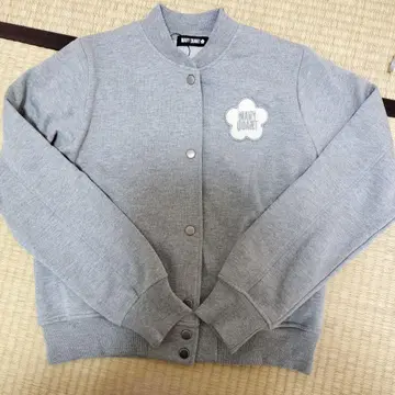 미사용 MARY QUANT 그레이 긴팔 가디건 M