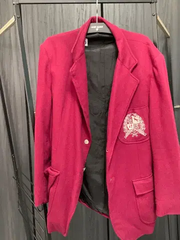 버건디 테일러드 자켓 256