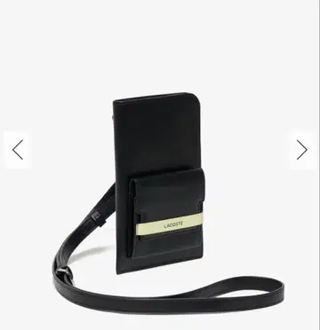 미사용 새상품 LACOSTE 블랙 스마트폰 숄더백
