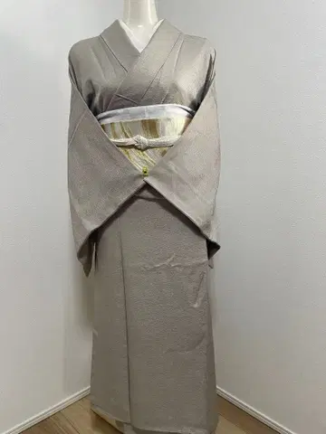 그레이 이로무지 기모노만 문장 기모노