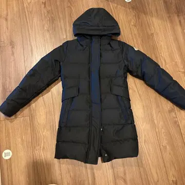 PYRENEX 후드 부착 롱 다운 자켓