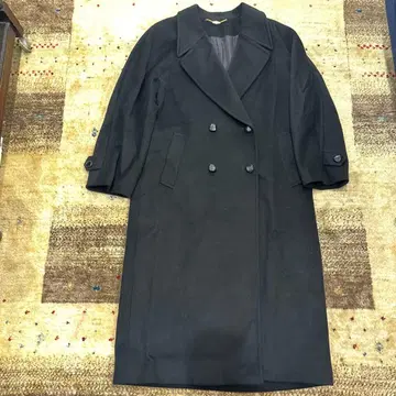 REONOBLE 1975 온워드 카시야마 롱 코트 블랙 모 100%