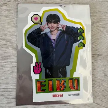 원엔 라운드원 콜라보 스티커 EIKU