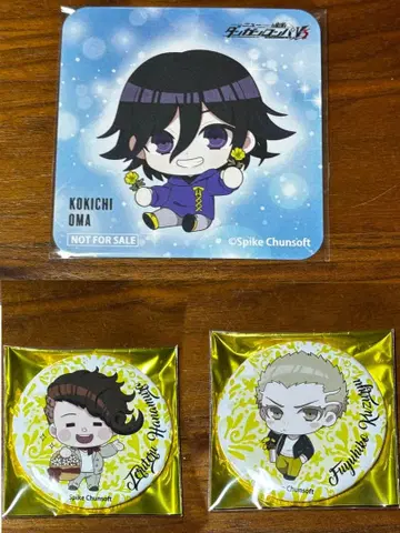 단간론파 2 V3 캔뱃지 코스터 카페 특전