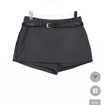 나비 롤벨트 미니스커트