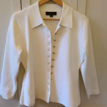 ZARA 화이트 니트 자켓