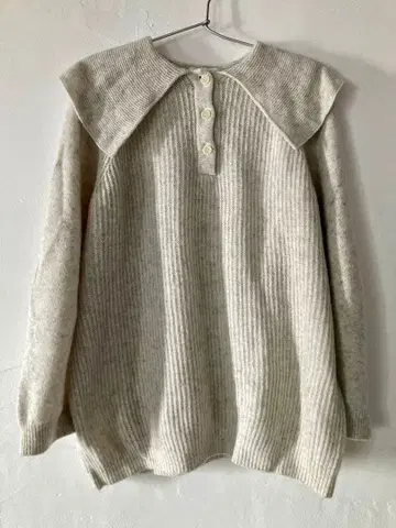 네스트로브 nestrobe 빅 칼라 폴로 니트 스웨터