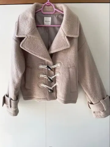 REDYAZEL 베이지 더플 코트