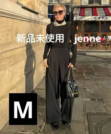 미사용 새상품 jenne 살로펫 팬츠 M 블랙