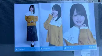 노기자카46 카키 하루카 카라 부착 코디 컴프