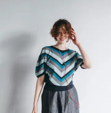 새상품급 marikomikuni 호보니치 썸머 니트 kawasemi