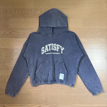 Satisfy Running Equipment 후드티 그레이