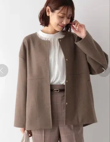 글로벌 워크 가벼운 스트레치 미들 코트