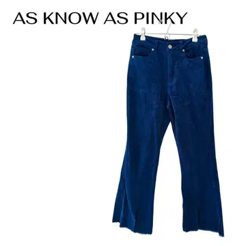 아즈노우아즈 핑키 코듀로이 팬츠 화려한 색감 개성