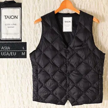 T4 L TAION 체온 시티 라인 다운 퀼팅 베스트 9896