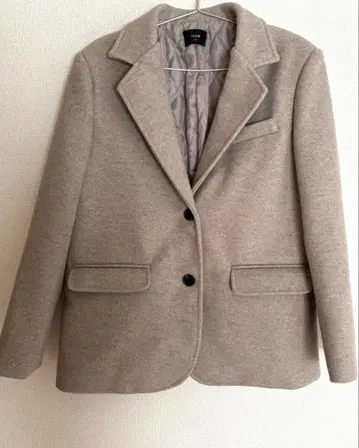 베이지 재킷 코트