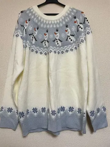 디즈니 올라프 스웨터